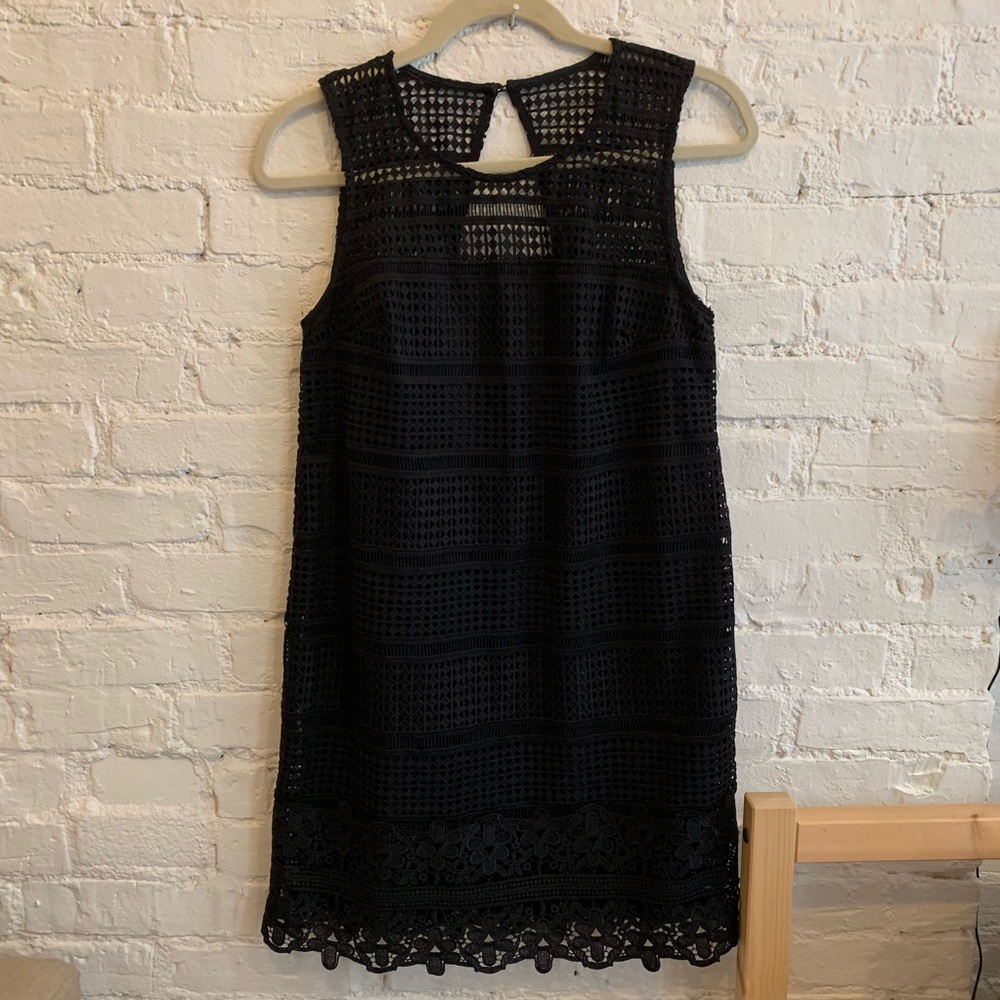 Abercrombie Black Lace Shift Dress